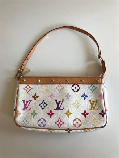 louis vuitton pouch bag white|Louis Vuitton monogram pouch.